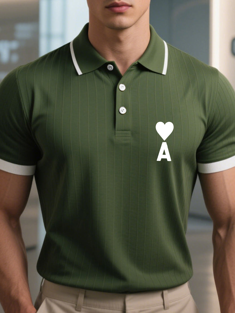Herren-Poker-T-Shirt im Business-Stil
