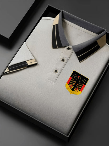 Männer Deutschland Business Style Kurzarm Hemd