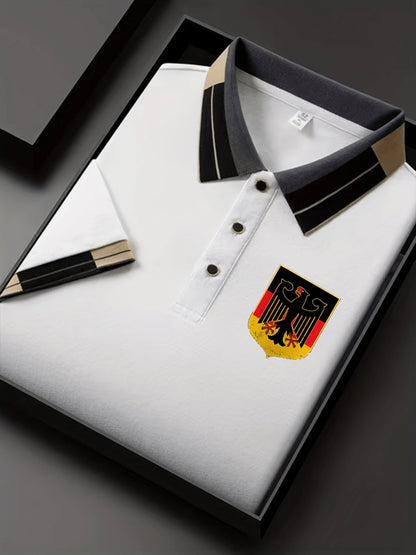 Männer Deutschland Business Style Kurzarm Hemd