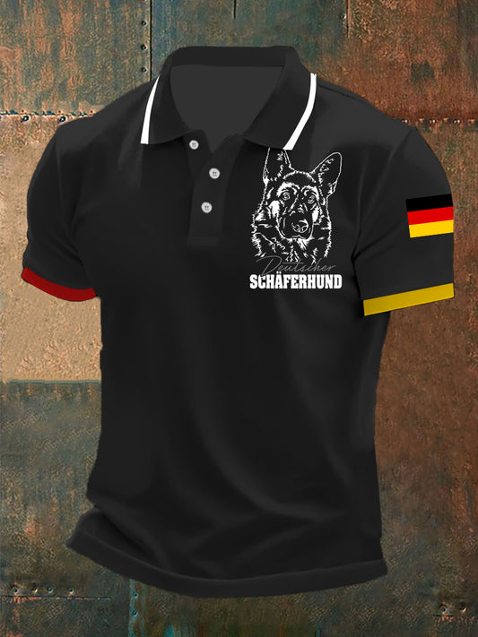 Kurzarm-T-Shirt für Männer Deutscher Schäferhund