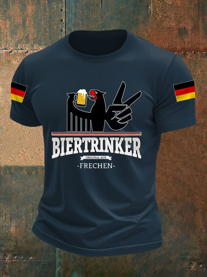 Lustige Bier liebhaber für Männer lässiges T-Shirt