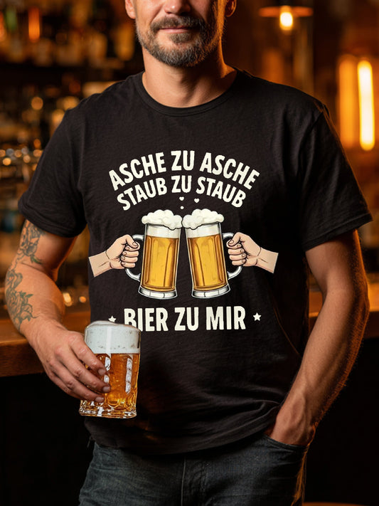Lustige Bier liebhaber für Männer lässiges T-Shirt
