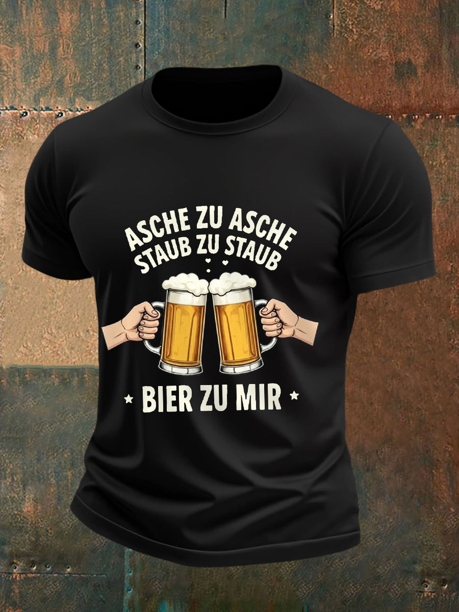 Lustige Bier liebhaber für Männer lässiges T-Shirt