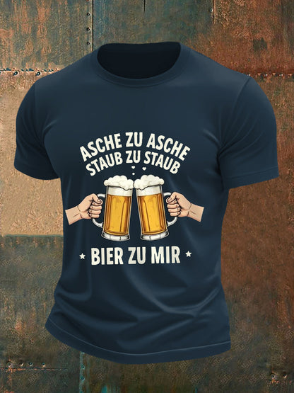 Lustige Bier liebhaber für Männer lässiges T-Shirt