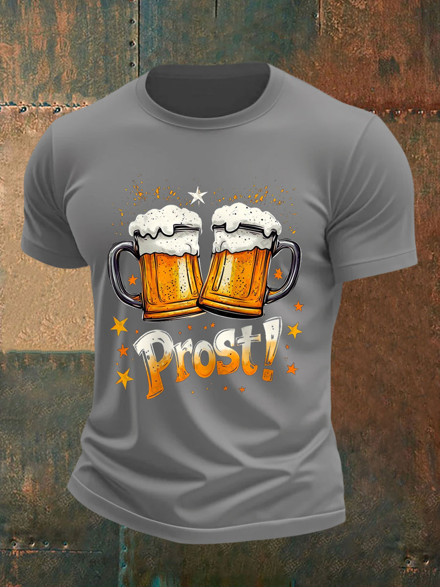 Herren Prost! Lässiges T-Shirt