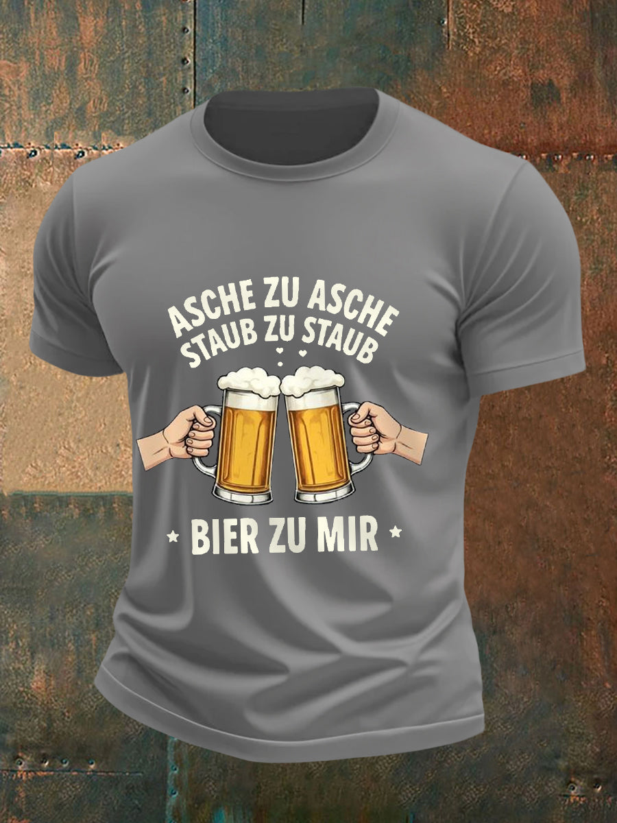 Lustige Bier liebhaber für Männer lässiges T-Shirt