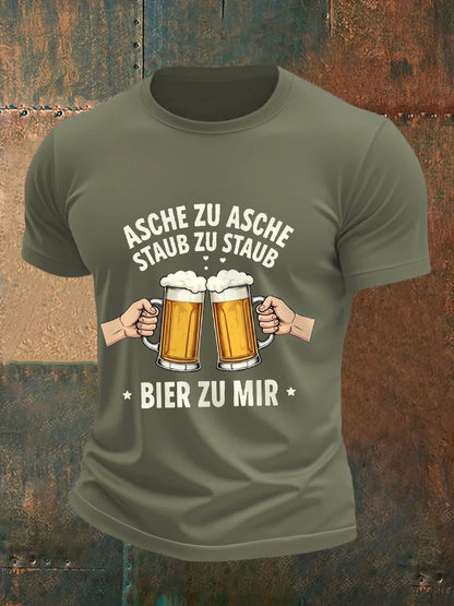 Lustige Bier liebhaber für Männer lässiges T-Shirt