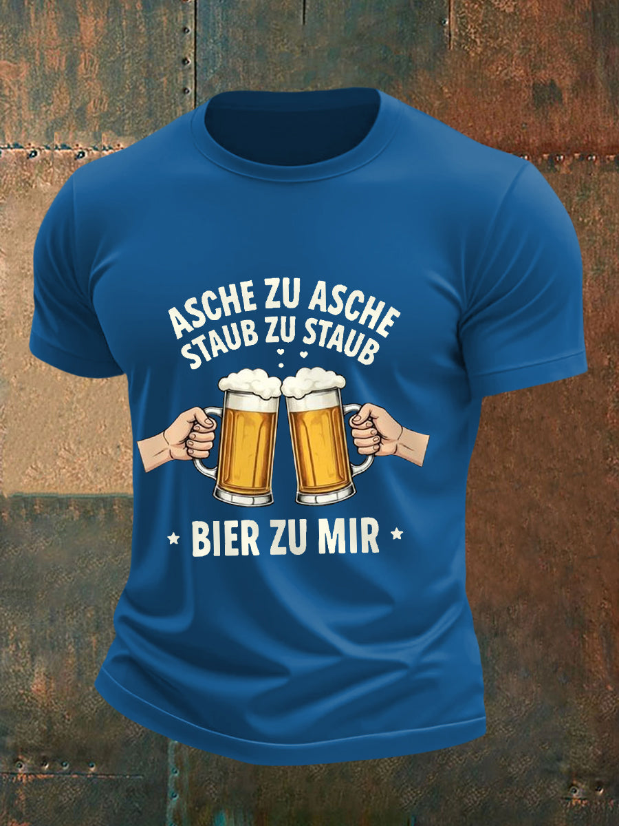 Lustige Bier liebhaber für Männer lässiges T-Shirt