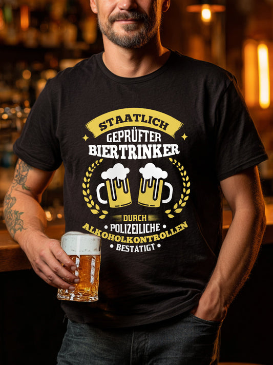 Herren Bier liebhaber Casual T-Shirt