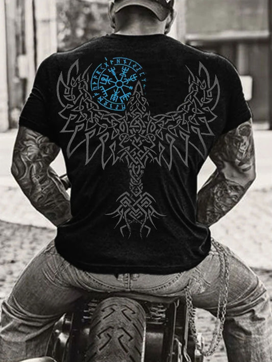 Herren Viking Inspir bedrucktes Kurzarm-T-Shirt