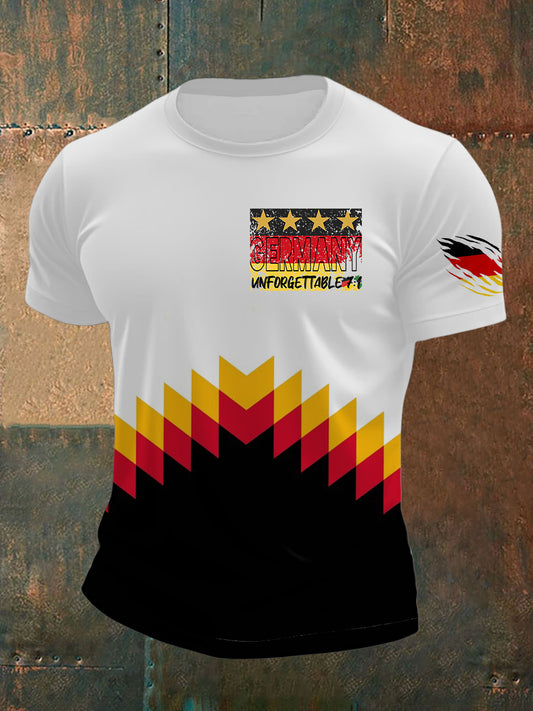 Männer Deutschland Fußball Kurzarm T-Shirt