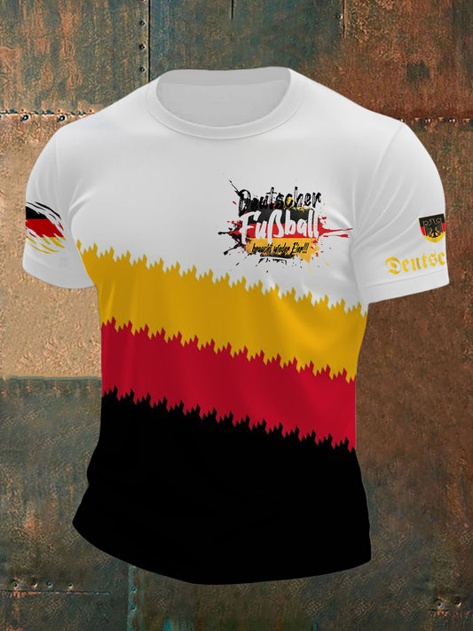 Männer Deutschland Fußball Kurzarm T-Shirt