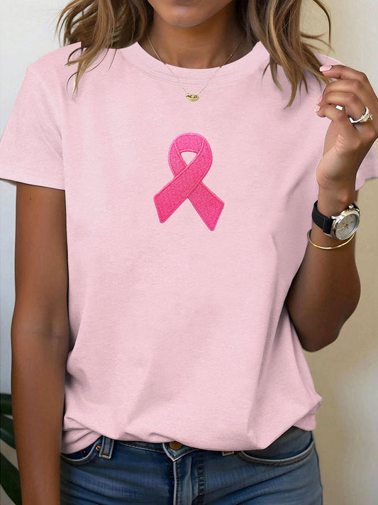 Frauen Brustkrebs Bewusstsein Rosa Band T-Shirt