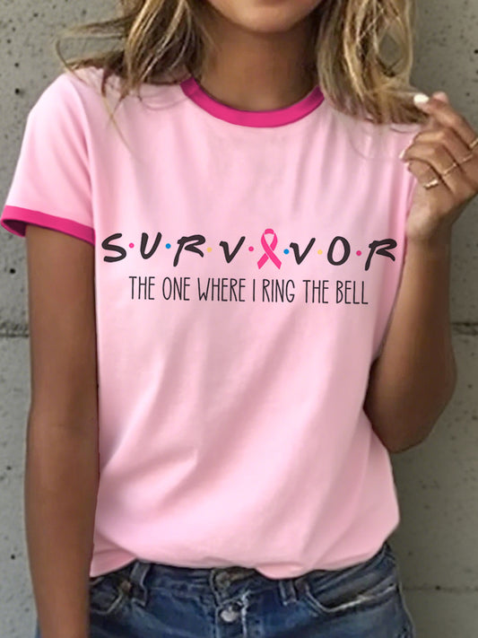 Frauen Survivor der, wenn ich die Glocke läuten T-Shirt
