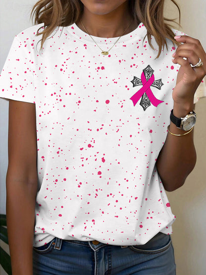 Frauen Brustkrebs Bewusstsein Ich trage Rosa für mich selbst Meine Narben erzählen eine Geschichte T-Shirt