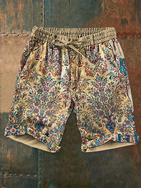 Herren-Kunst-Shorts mit westlichem Muster