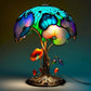 Lámpara de sobremesa de cristal de colores de la serie Plant